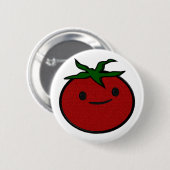 Badge Rond 5 Cm Broderie de tomates mignonnes Imprimer (Devant & derrière)