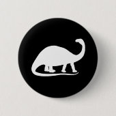 Badge Rond 5 Cm Brontosaurus (Devant)