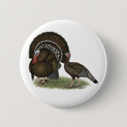 Badge Rond 5 Cm Bronze standard de Turkey (Devant)