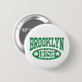 Badge Rond 5 Cm Brooklyn Irish (Devant & derrière)