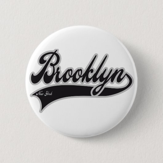 Badge Rond 5 Cm Brooklyn New York (Devant)