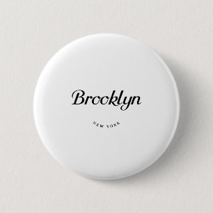 Badge Rond 5 Cm Brooklyn NY