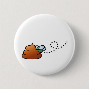 Badge Rond 5 Cm Brootsch le PooPoo