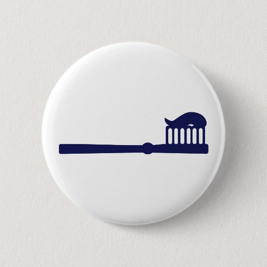 Badge Rond 5 Cm Brosse à dents (Devant)
