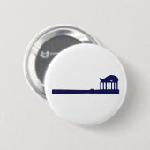 Badge Rond 5 Cm Brosse à dents (Devant & derrière)