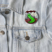 Badge Rond 5 Cm brosse à dents (En situation)