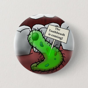 Badge Rond 5 Cm brosse à dents