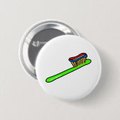 Badge Rond 5 Cm Brosse à dents (Devant & derrière)
