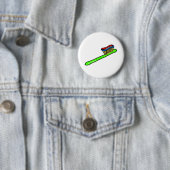 Badge Rond 5 Cm Brosse à dents (En situation)
