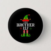 Badge Rond 5 Cm Brother Elf Funny Matching Family Group Christmas (Devant)