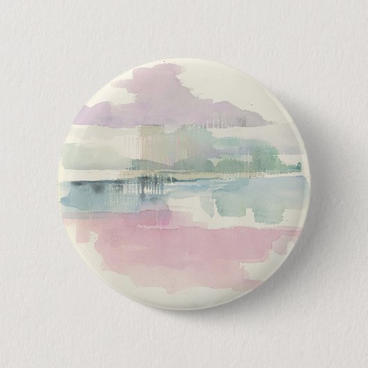 Badge Rond 5 Cm Brouillard de levage | aux pastels mous (Devant)