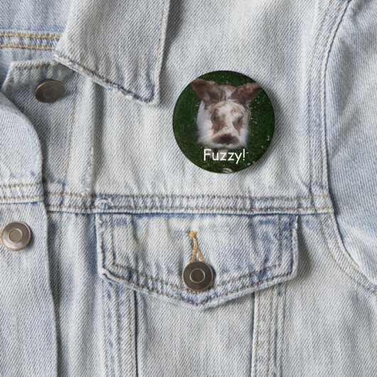 Badge Rond 5 Cm Brouillé ! (En situation)