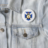 Badge Rond 5 Cm Broun (brun) (En situation)