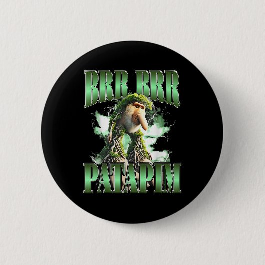 Badge Rond 5 Cm Brr Brr Patapim Meme (Devant)