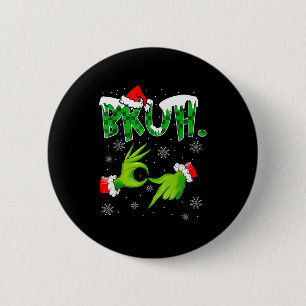 Badge Rond 5 Cm Bruh 67 Six Seven 6 7 Mème de Noël Drôle Gen Alp