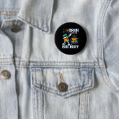 Badge Rond 5 Cm Bruh C'est Mon Anniversaire Master Builder Dabant (En situation)