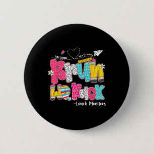 Badge Rond 5 Cm Bruh On est de retour Surveillants du déjeuner Bie