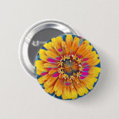 Badge Rond 5 Cm Bruit de fleur d'été (Devant & derrière)