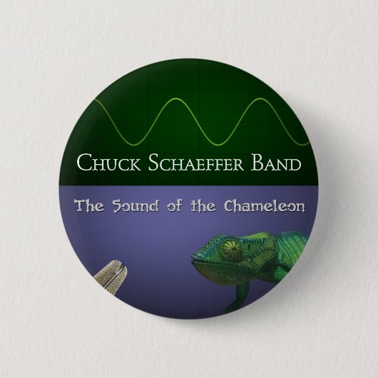 Badge Rond 5 Cm Bruit du caméléon (Devant)