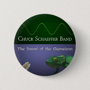 Badge Rond 5 Cm Bruit du caméléon