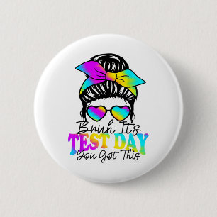 Badge Rond 5 Cm Bruit Son Jour De Test Vous Avez Ce Jour De Test E