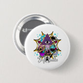 Badge Rond 5 Cm Bruja Baddie (Devant & derrière)