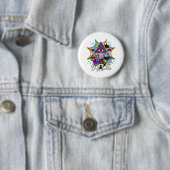 Badge Rond 5 Cm Bruja Baddie (En situation)