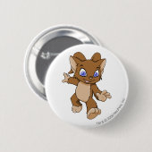 Badge Rond 5 Cm Brun d'Acara (Devant & derrière)