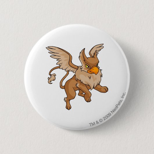 Badge Rond 5 Cm Brun d'aire (Devant)
