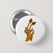 Badge Rond 5 Cm Brun d'Aisha (Devant & derrière)