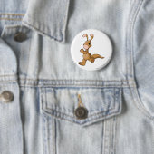 Badge Rond 5 Cm Brun de Blumaroo (En situation)