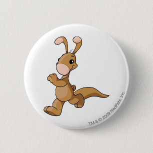 Badge Rond 5 Cm Brun de Blumaroo