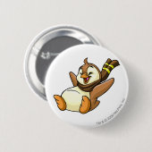 Badge Rond 5 Cm Brun de Bruce (Devant & derrière)