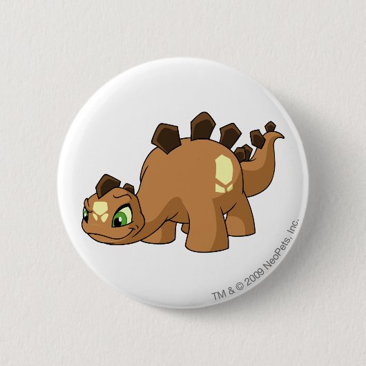 Badge Rond 5 Cm Brun de Chomby (Devant)