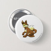 Badge Rond 5 Cm Brun de Lupe (Devant & derrière)