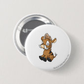 Badge Rond 5 Cm Brun de Moehog (Devant & derrière)