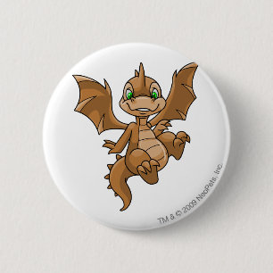 Badge Rond 5 Cm Brun de Scorchio