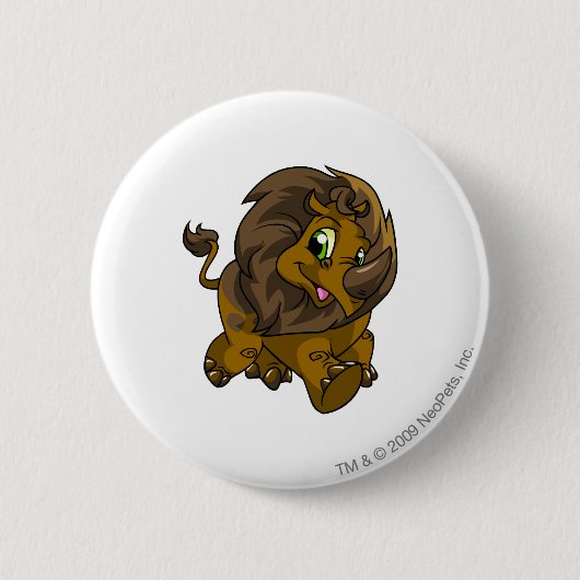 Badge Rond 5 Cm Brun de Tonu (Devant)