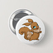 Badge Rond 5 Cm Brun d'Usul (Devant & derrière)