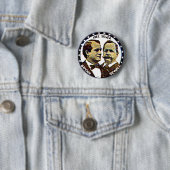 Badge Rond 5 Cm Bryan, Sewall - bouton (En situation)