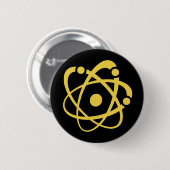 Badge Rond 5 Cm Bûcheur atomique (Devant & derrière)