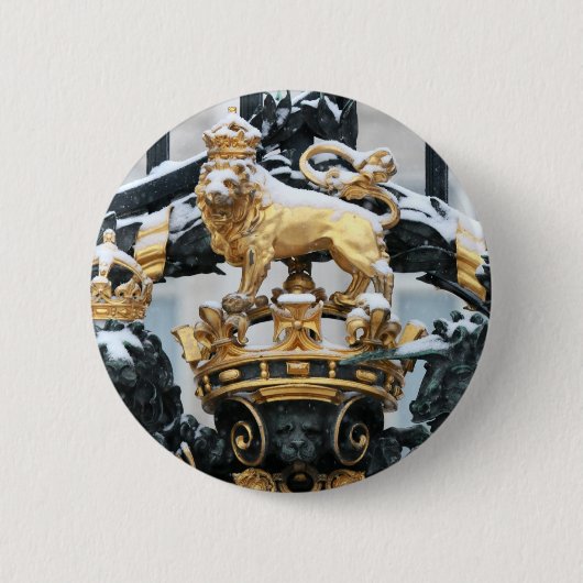 Badge Rond 5 Cm Buckingham Palace (Devant)