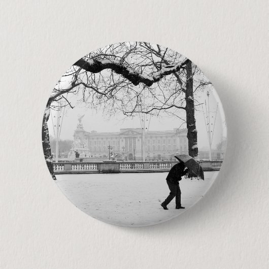 Badge Rond 5 Cm Buckingham Palace (Devant)