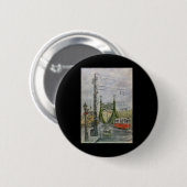 Badge Rond 5 Cm Budapest (Devant & derrière)