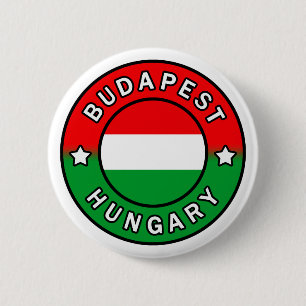 Badge Rond 5 Cm Budapest Hungary