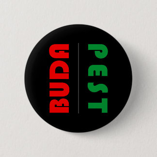 Badge Rond 5 Cm Budapest minimalist, Hungary