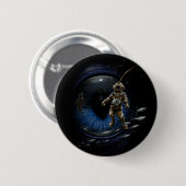 Badge Rond 5 Cm Buddy plongeur (Devant & derrière)