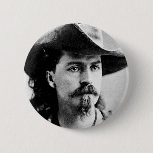 Badge Rond 5 Cm Buffalo Bill Cody Ouest