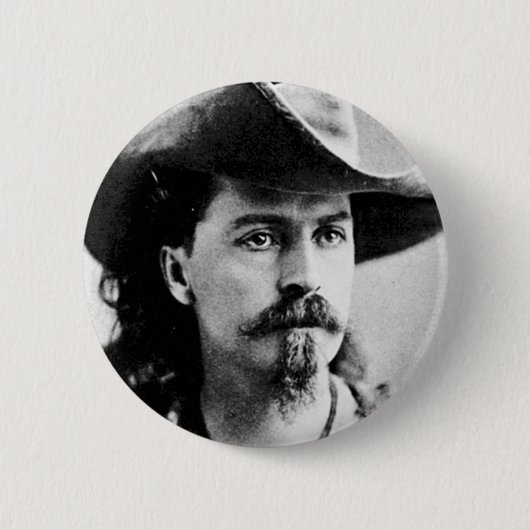 Badge Rond 5 Cm Buffalo Bill Cody Western (Devant)