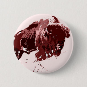 Badge Rond 5 Cm Buffalo - bison